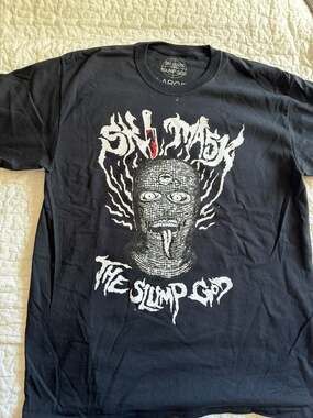 Ski Mask The Slump God Grey Day Tour 2023 Graphic T-Shirt Size Large